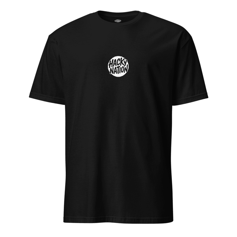 Hacky Nation Tee Black — front